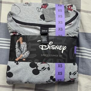 Disney Pajamas - Gray Mickey Mouse Lounge Set